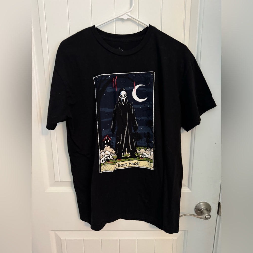 Ghost Face Black T-Shirt men’s XL #130